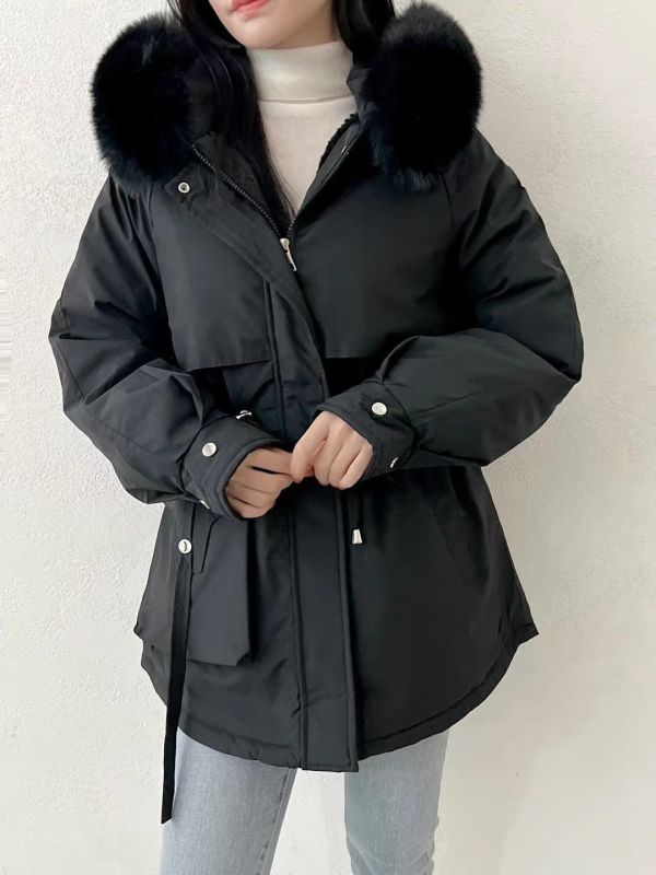 毛毛連帽輕量外套 韓國 正韓 東大門 空運