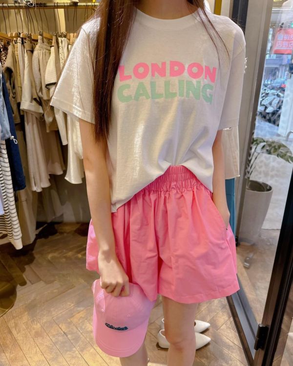 LONDON配色英字T 韓國 正韓 東大門 空運