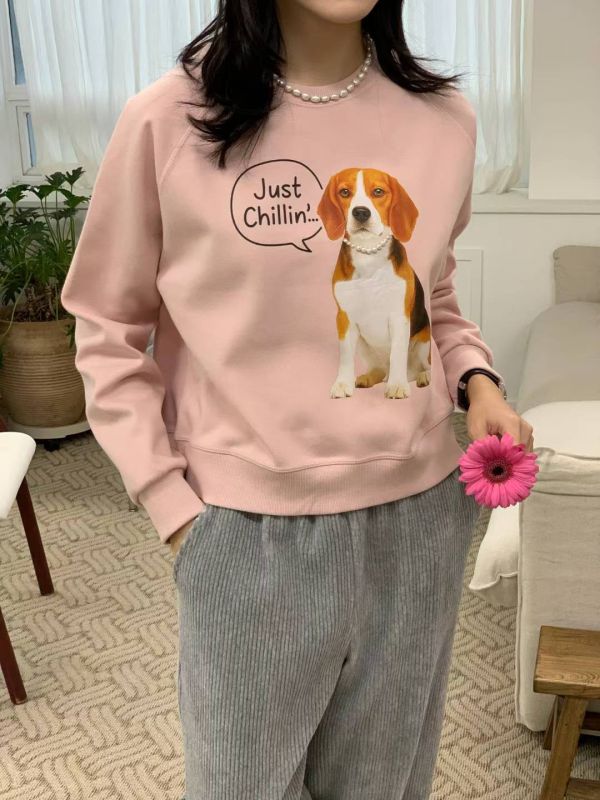 珍珠項鍊米格魯大學T 韓國 正韓 東大門 空運