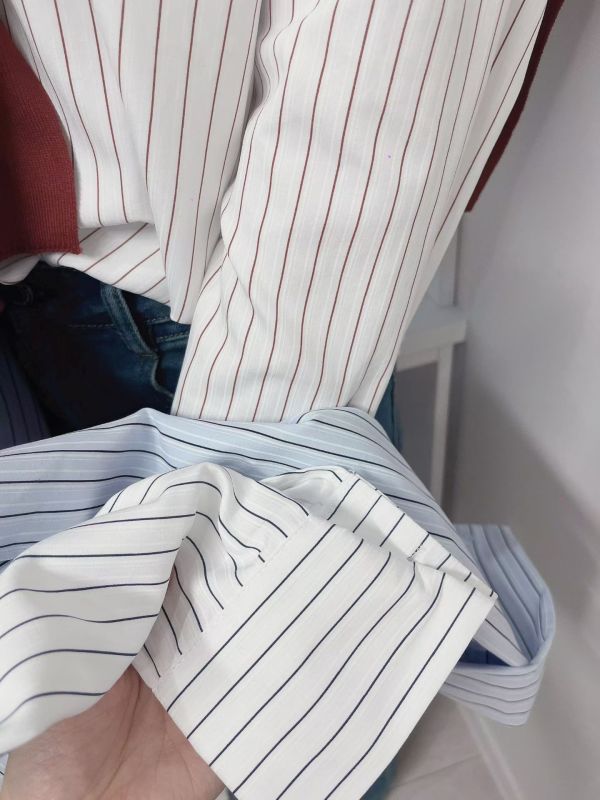 批肩直條紋襯衫 韓國 正韓 東大門 空運