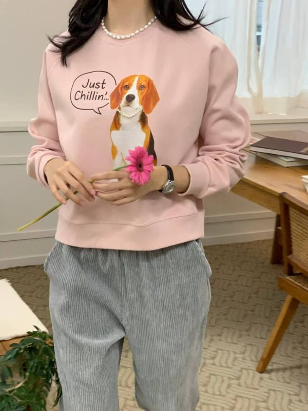 珍珠項鍊米格魯大學T 韓國 正韓 東大門 空運