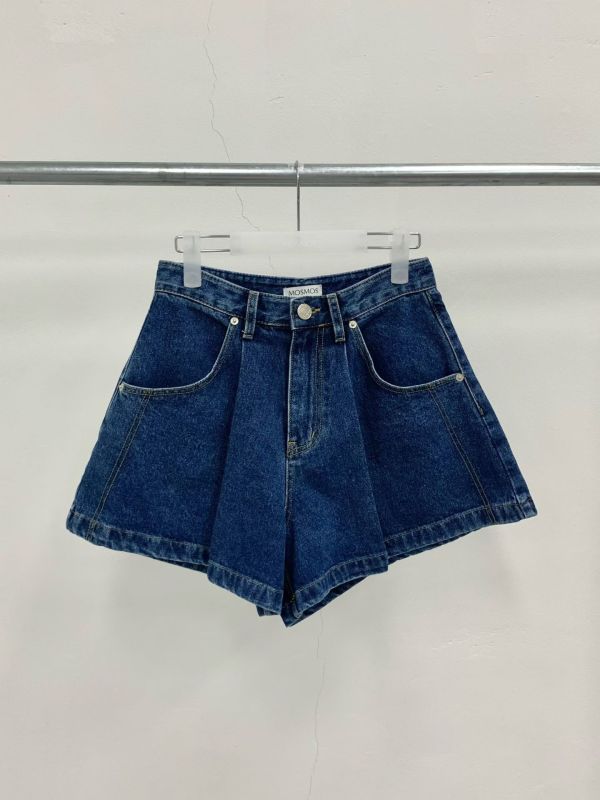 後口袋蝴結牛仔短褲 韓國 正韓 東大門 空運