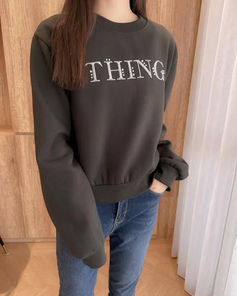 立體刺繡珠珠英字大學T 韓國 正韓 東大門 空運