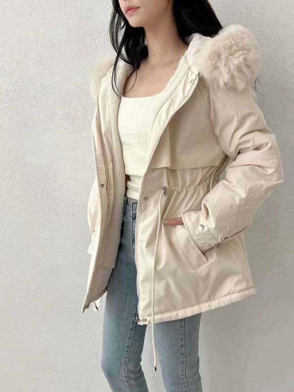 毛毛連帽輕量外套 韓國 正韓 東大門 空運