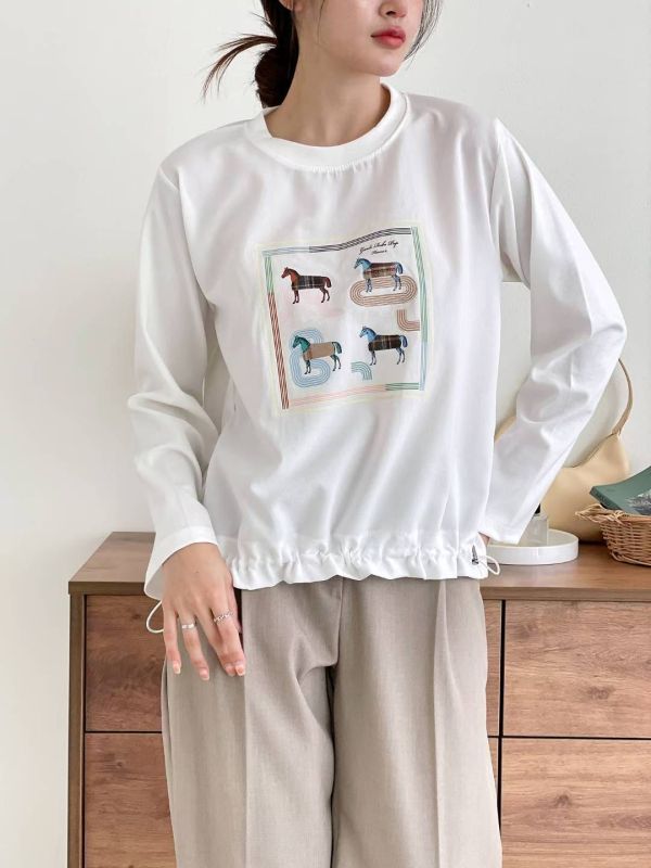 H馬縮腰薄料衣 韓國 正韓 東大門 空運