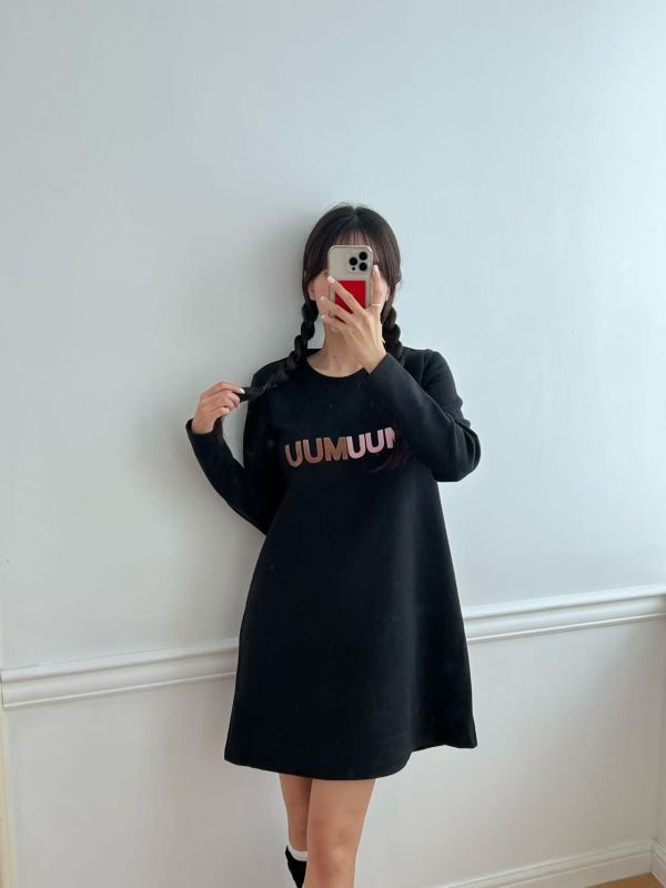 MUUMUU英字簡約洋裝 韓國 正韓 東大門 空運