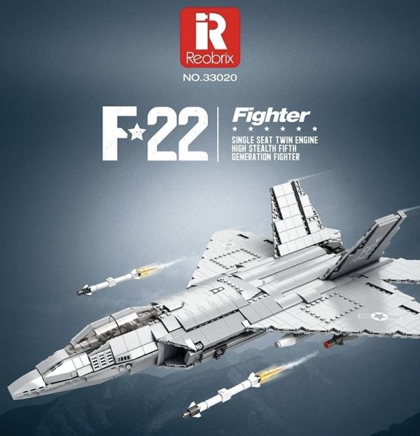 Reobrix臻磚 33020 F-22 猛禽戰鬥機 