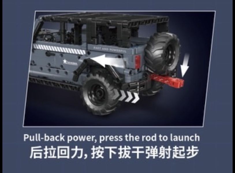 宇星15085 烈馬猛禽迴力車 