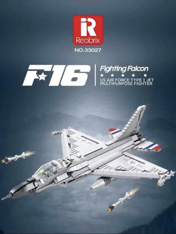 Reobrix臻磚 33027 F-16 戰鬥機 