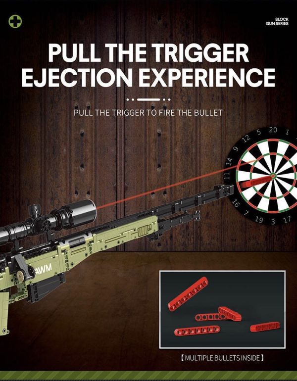 預購-Reobrix臻磚 77026 AWM狙擊步槍 