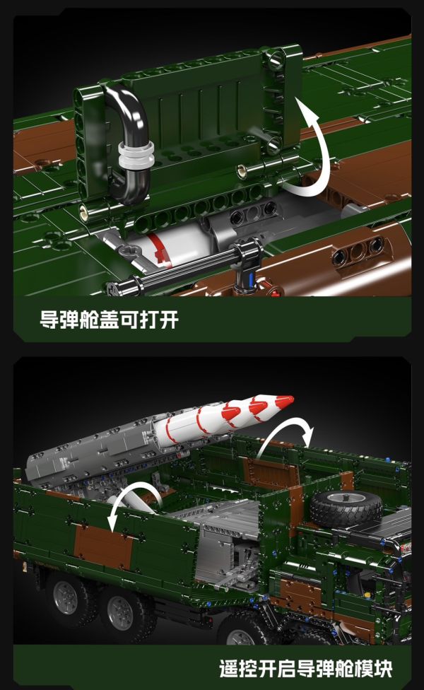 宇星 20045 箱式8X4導彈車 
