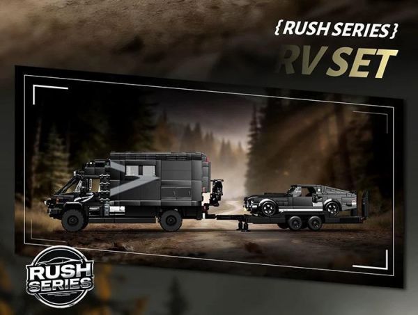 12GO 95003 烏尼莫克越野車+野馬跑車 