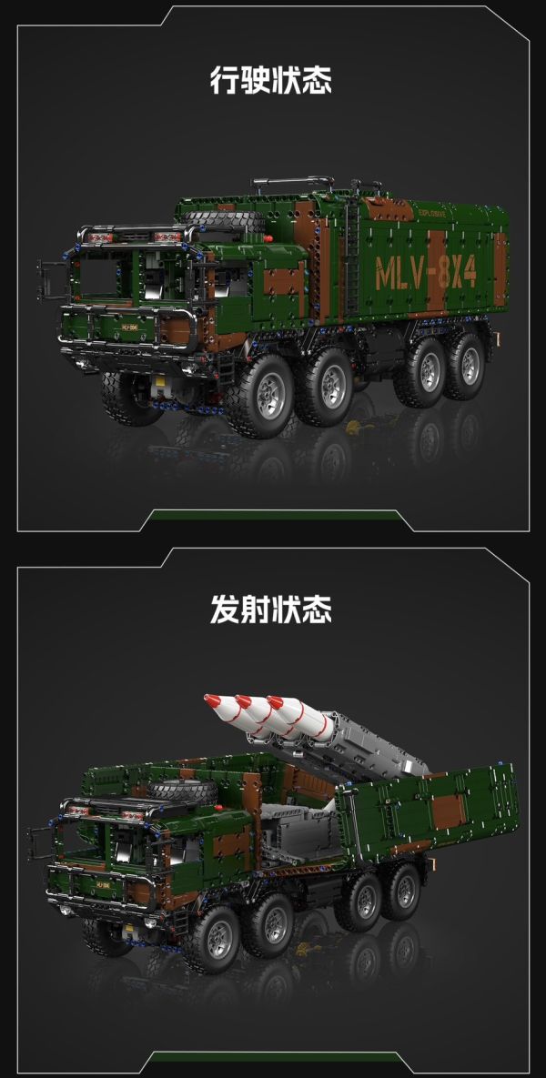 宇星 20045 箱式8X4導彈車 