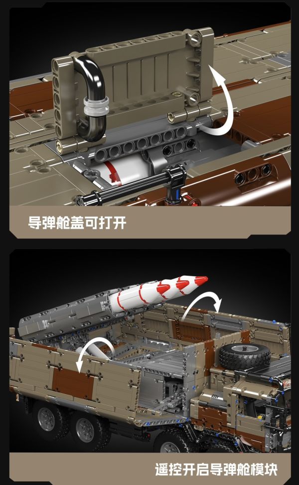 宇星 20044 箱式8X4導彈車 