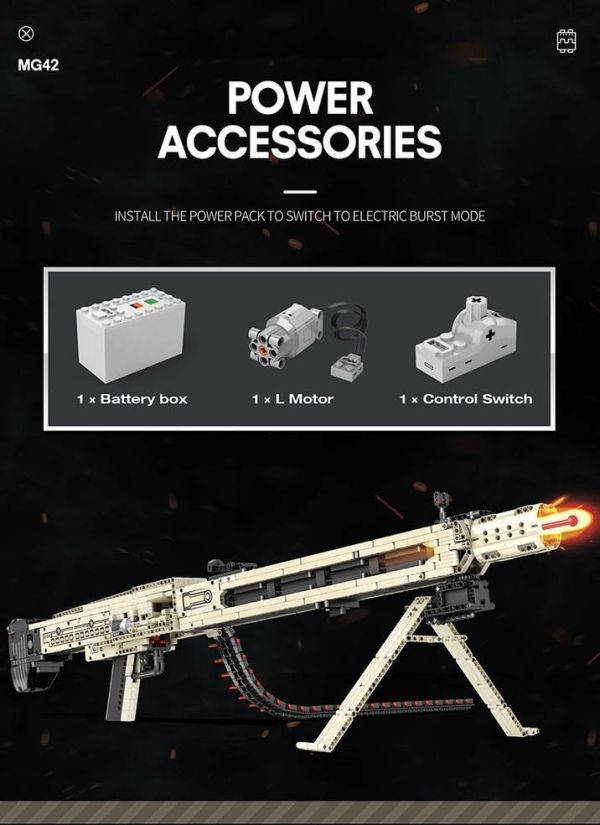 預購-Reobrix臻磚 77006 MG-42通用機槍 