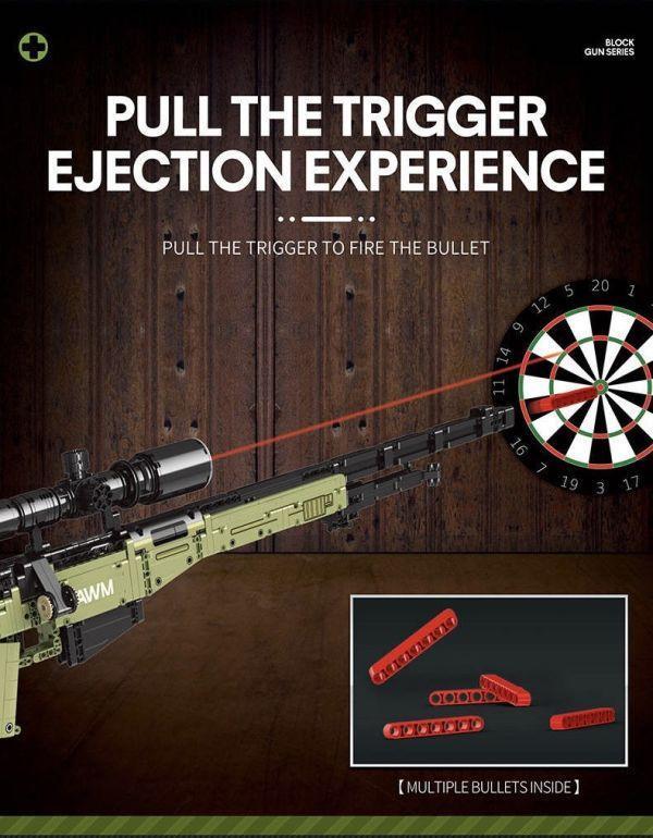 預購-Reobrix臻磚 77026 AWM狙擊步槍 