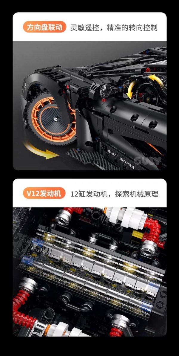 GULY 10663 藍寶堅尼 Countach(1:8 ) 