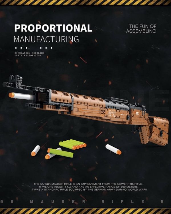 預購-Reobrix臻磚 77003 Kar98K 