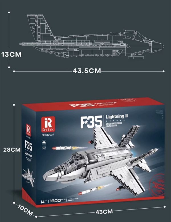 Reobrix臻磚 33021 F-35 B 閃電II 戰鬥機 