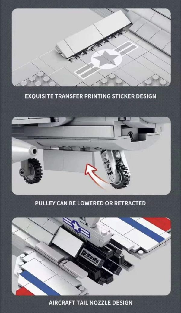 Reobrix臻磚 33027 F-16 戰鬥機 