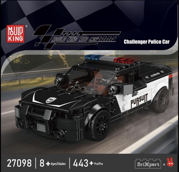 宇星27098 迷你車模-挑戰者警車 