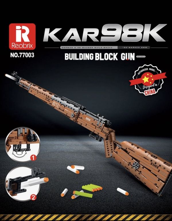 預購-Reobrix臻磚 77003 Kar98K 