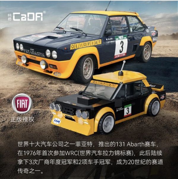 CaDA C55035 菲雅特131Abarth (1:24) 