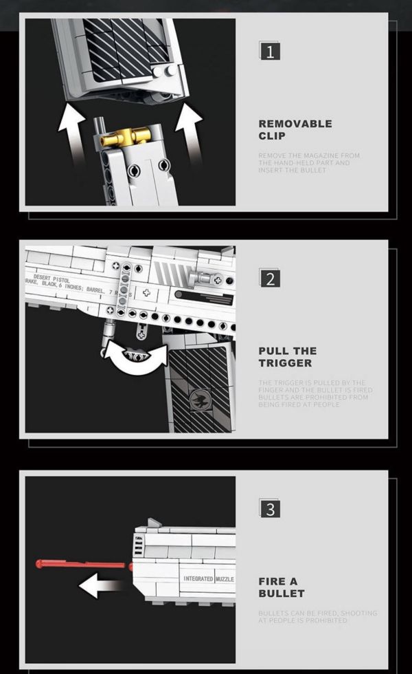 預購-Reobrix臻磚 77001 沙漠之鷹 