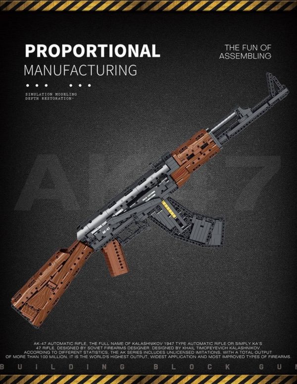 預購-Reobrix臻磚 77005 AK-47突擊步槍 