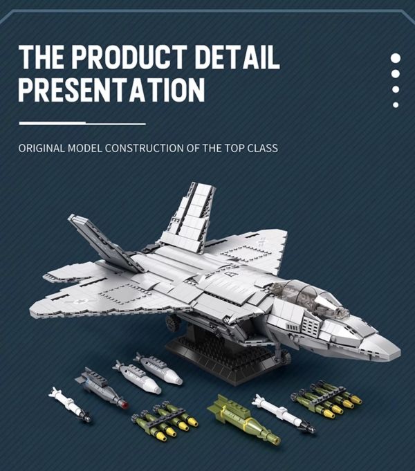 Reobrix臻磚 33020 F-22 猛禽戰鬥機 