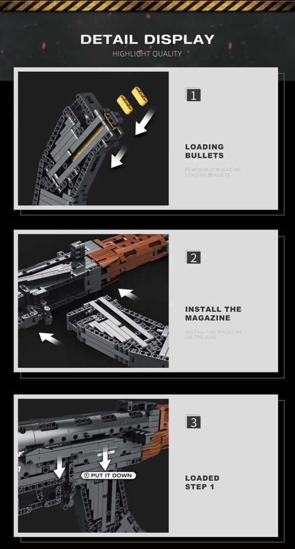預購-Reobrix臻磚 77005 AK-47突擊步槍 