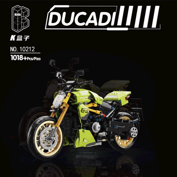 K盒子10212 DUCADI 摩托車 