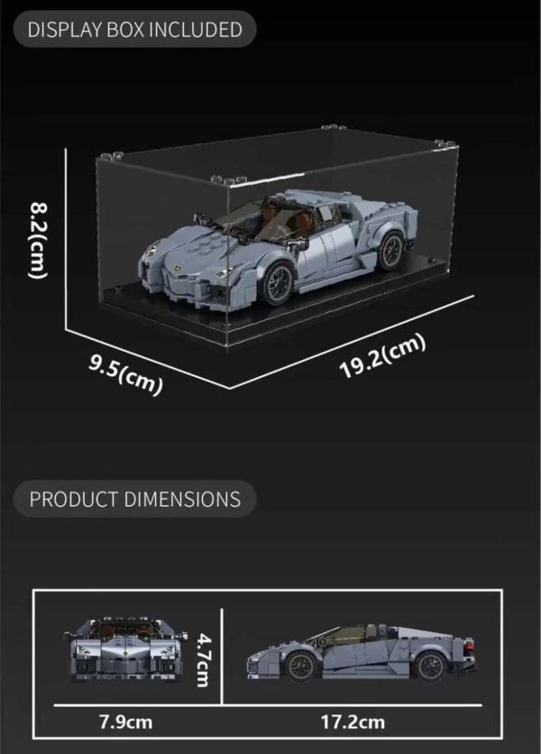 宇星27108 迷你車模-藍寶堅尼 Reventon 
