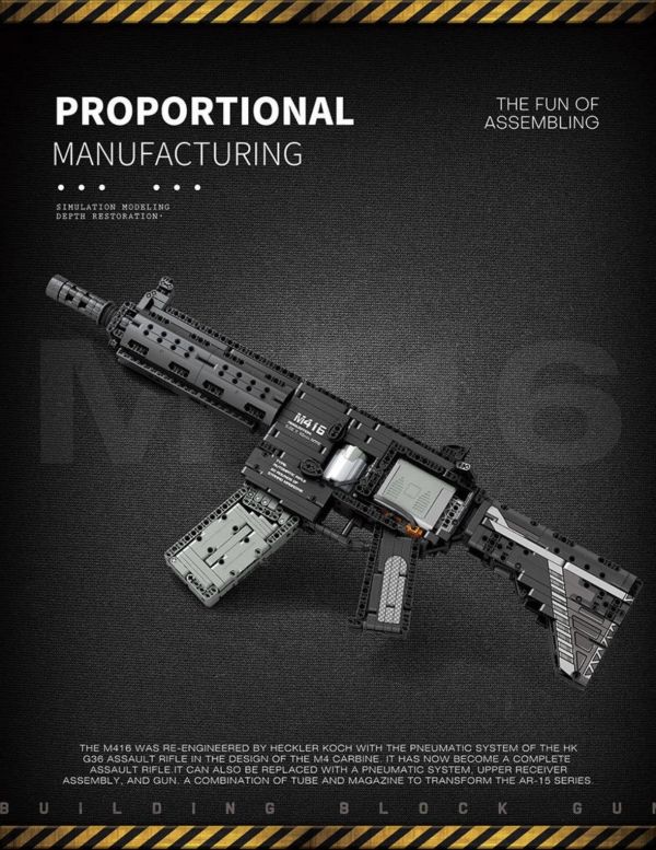 預購-Reobrix臻磚 77004 M416突擊步槍 