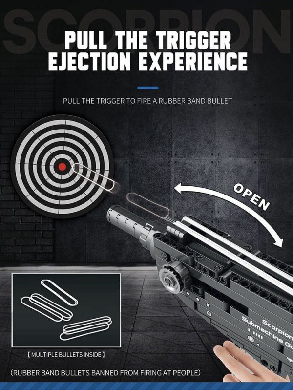 預購-Reobrix臻磚 77029 蠍式衝鋒槍 