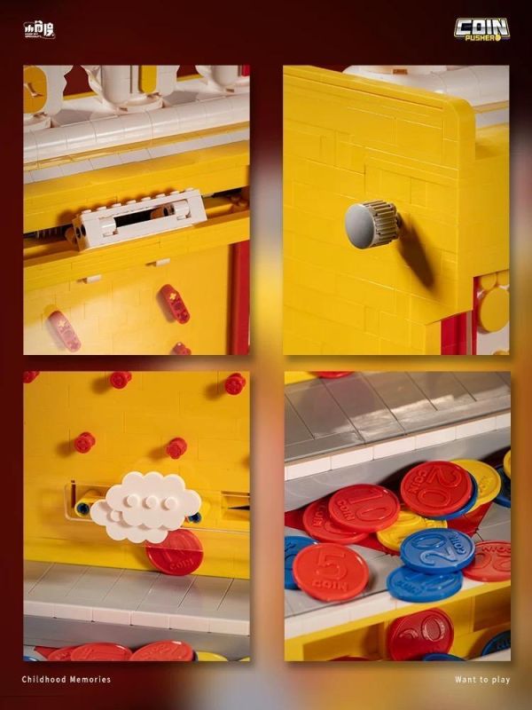 JD044 小角度 電動推幣機 