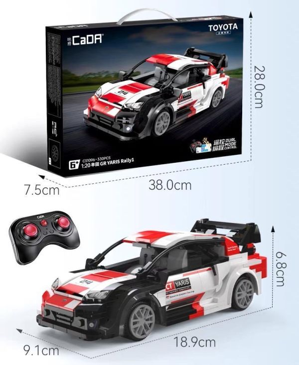 CaDA C51096 豐田 GR YARIS Rally1(1:20) 