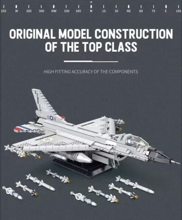 Reobrix臻磚 33027 F-16 戰鬥機 