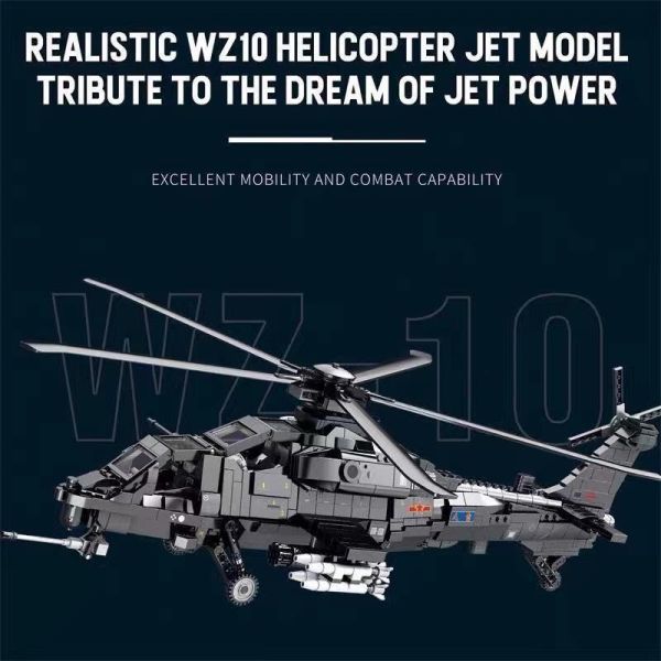 Reobrix臻磚 33033 WZ-10 武裝直升機 
