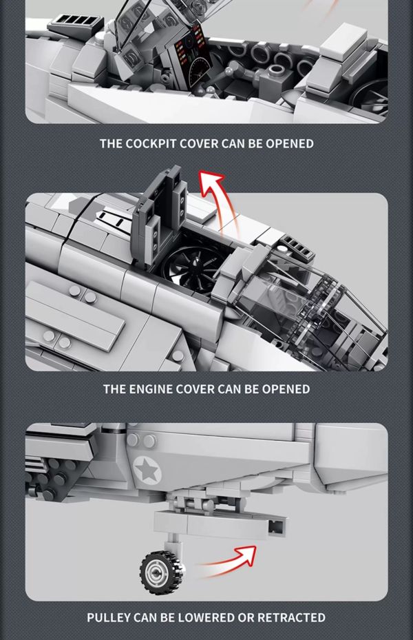 Reobrix臻磚 33021 F-35 B 閃電II 戰鬥機 