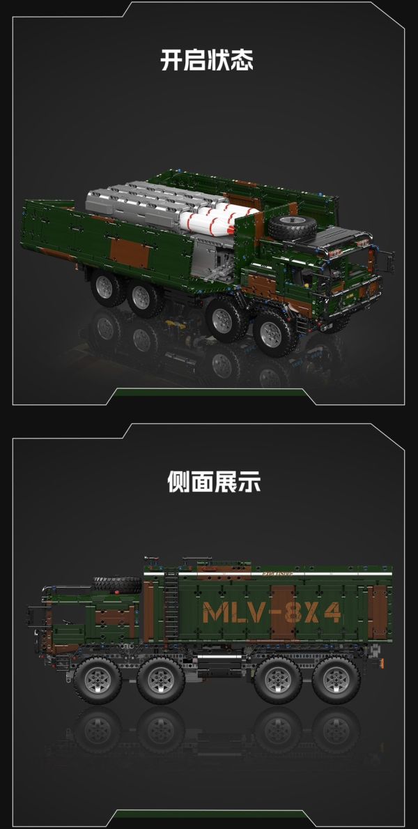 宇星 20045 箱式8X4導彈車 