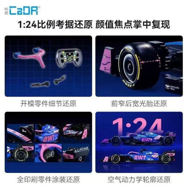 CADA C55024 阿爾派 F1 A525 (1:24) 