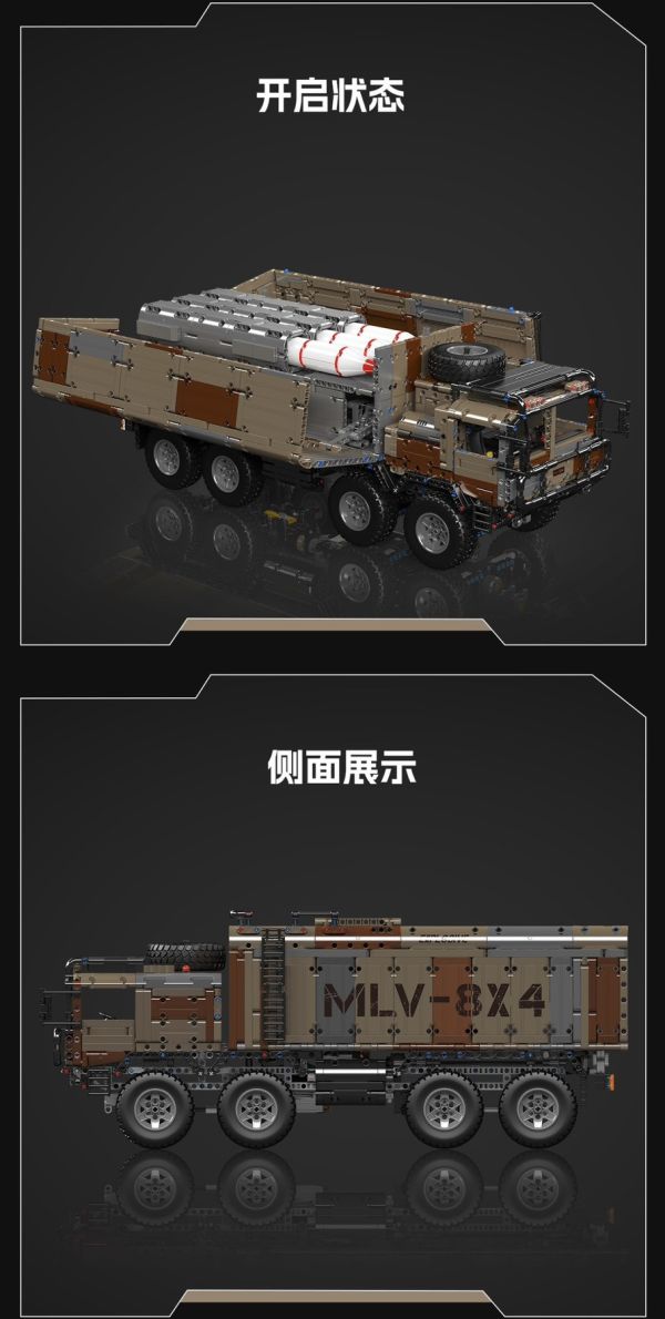 宇星 20044 箱式8X4導彈車 