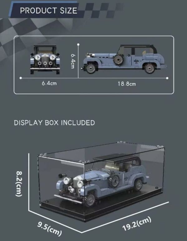 宇星27104 迷你車模-勞斯萊斯 Phantom III 老爺車 