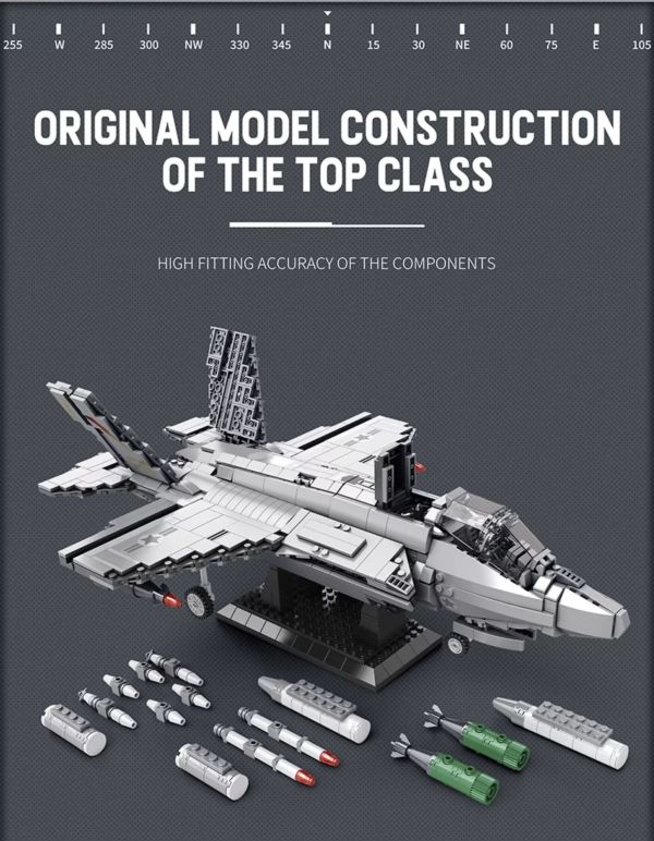 Reobrix臻磚 33021 F-35 B 閃電II 戰鬥機 