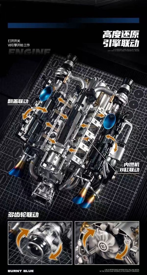 異啟 Y15002 超級V8引擎 