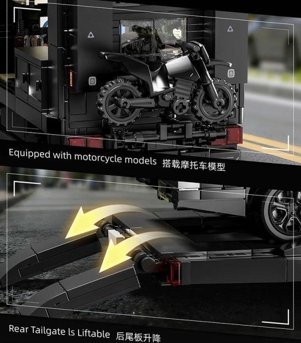 12GO 95003 烏尼莫克越野車+野馬跑車 