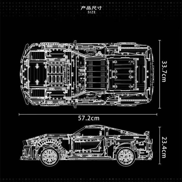 18K K135 謝爾比 SHELBY GT500 (1:8) 