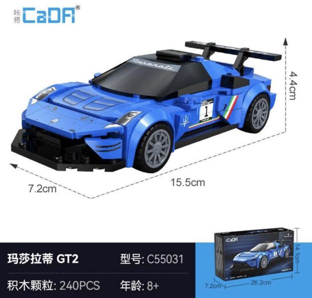 CaDA C55031 瑪莎拉蒂 GT2(1:24) 