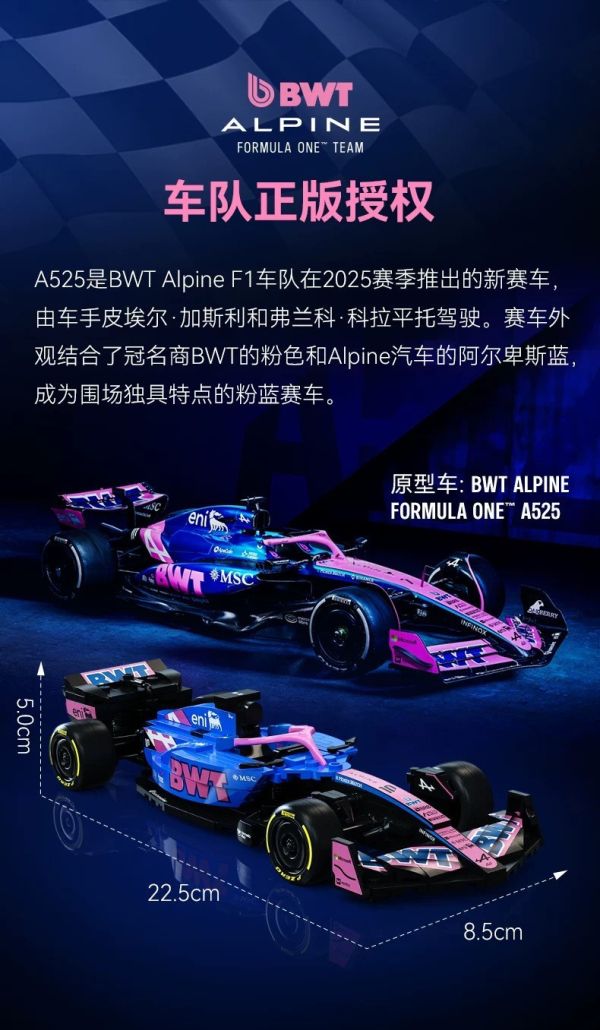 CADA C55024 阿爾派 F1 A525 (1:24) 